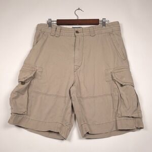 Polo Ralph Lauren Cargo Shorts Mens 34 Khaki Tan Classic Chino Cotton Utility